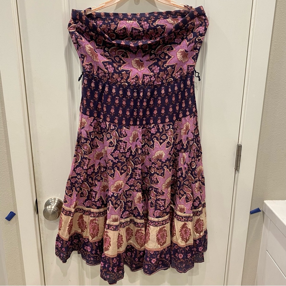 Rapsodia Strapless A-line Floral Dress - Picture 2 of 9